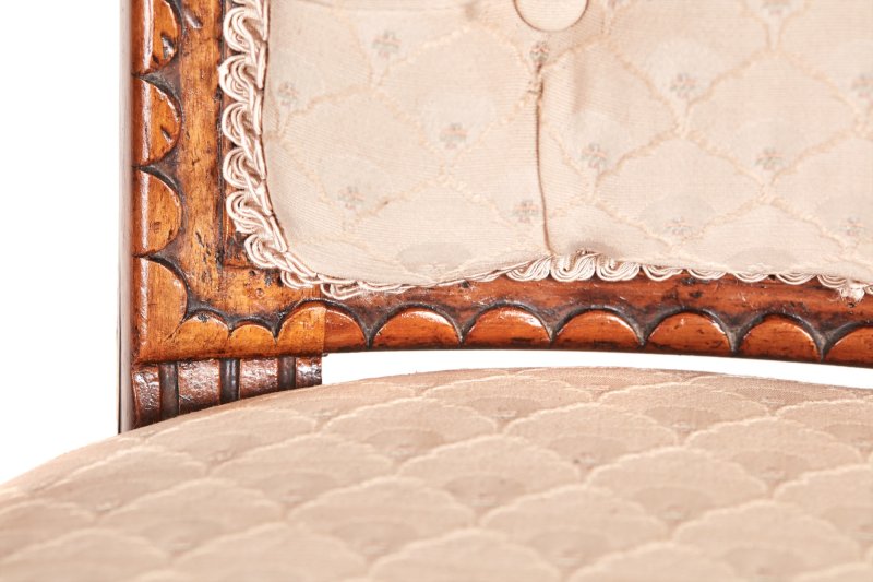 Victorian Carved Walnut Ladies Chair - Image 3